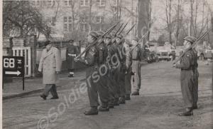 Field Marshal Montgomery inspecting 2nd Battalion,