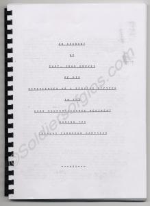 An account by Captain John Groves of his experienc