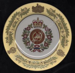 Gloucestershire Regiment Commemorative plate in pr