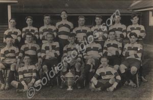 Rugby team. 1st Battalion, The Gloucestershire Reg