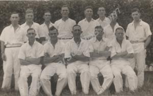 Cricket team. 1st Battalion, The Gloucestershire R
