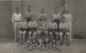 Boxing team. 1st Battalion, The Gloucestershire Re