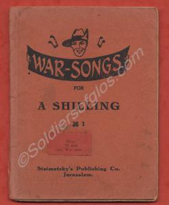Booklet - War Songs For A Shilling - No. 1.