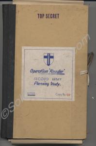 TOP SECRET "Operation Plunder" Second Army Plannin