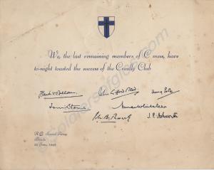 Certificate "We the last remaining members of C me