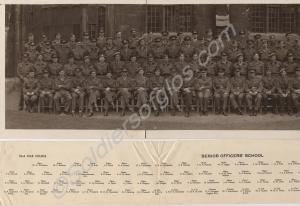 Photo Senior Officers School - named. 22nd July -