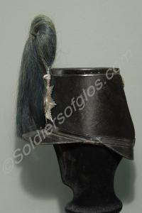 Officer's shako with Light Company green horsehair