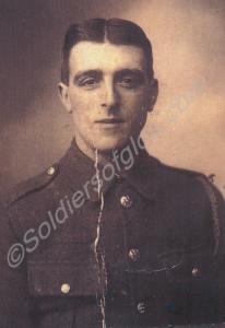 Digitally scanned print of Private Thomas Bond. Gl