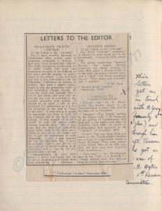 Letter from 17154 Private Francis William Peck con