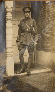 Second Lieutenant A.T.G Aston newly commissioned.