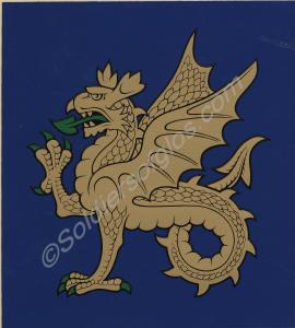 Transfers of Wessex Brigade Wyvern formation sign.