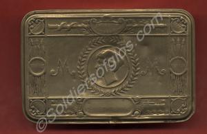 Princess Mary gift box, Christmas 1914. Belonged t