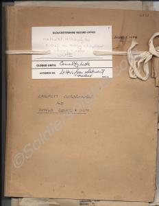 File containing Casualty Correspondence and detail