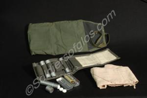 British Army medical kit in bag with sling. c. 193