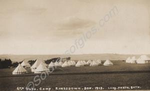 Camp at Kingsdown. 6th Battalion, The Gloucestersh
