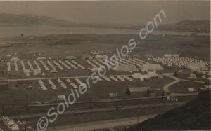 View of a camp. 6th Battalion, The Gloucestershire