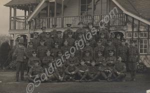 Group of soldiers from various regiments including