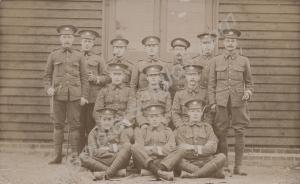 Group of soldiers.  6th Battalion, The Gloucesters
