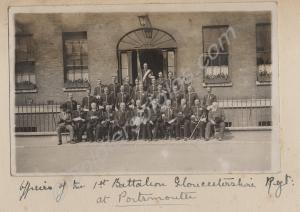 Officers of 1st Battalion, The Gloucestershire Reg