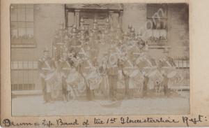Drum and Fife band of 1st Battalion, The Glouceste