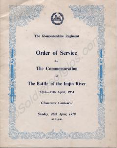Order of Service for The Commemoration of The Batt
