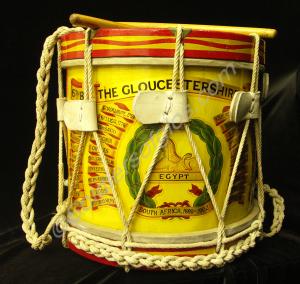 Side drum of 6th Battalion, The Gloucestershire Re