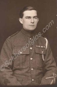201791 Private Frederick George Cole. 1/4th Battal