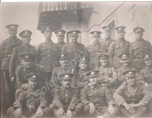 Group of soldiers including 5306 Private Frederick
