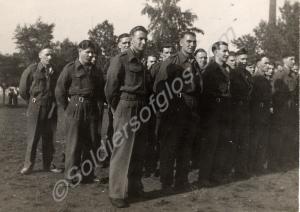 Group of soldiers. Stalag VIIIb. c.1942.