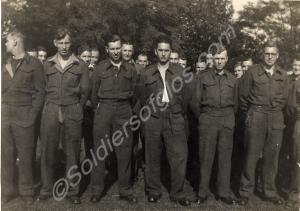 Group of soldiers. Stalag VIIIb. c.1942.