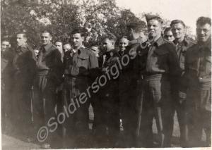 Group of soldiers. Stalag VIIIb. c.1942.