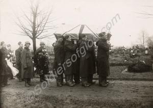 Funeral of Jack Donald. Stalag VIIIb. 12th Decembe