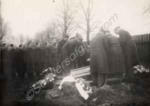 Funeral of Jack Donald. Stalag VIIIb. 12th Decembe