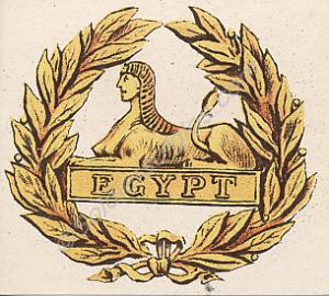 Gloucestershire Regiment back badge design transfe