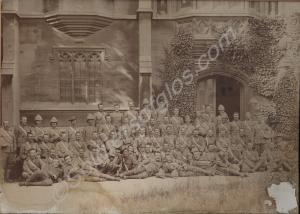 Group of Gloucestershire Regiment soldiers with Fo
