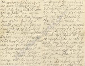 YMCA letter from a soldier of 11th Battalion, The
