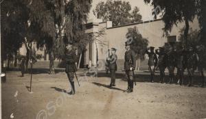Parade, Egypt. 1st Battalion, The Gloucestershire