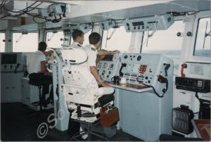 The Bridge of H.M.S. Gloucester, 1989.