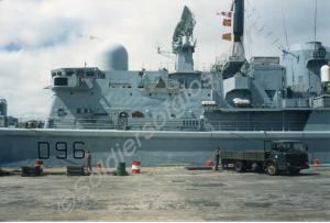 H.M.S. Gloucester. Azores, 1989.