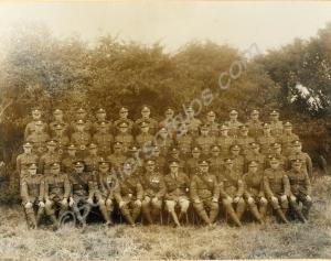 Framed photograph of Gloucestershire Regiment sect