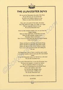 White plastic folder containing poems; souvenir bo