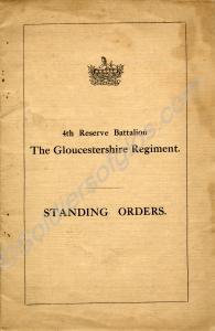 "4th Reserve Battalion, The Gloucestershire Regime