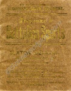 "Programme of Battalion Sports held at Seaton Dela
