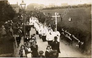The funeral of 2552 Private Alfred George Potter.