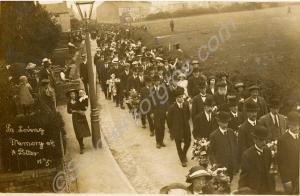 The funeral of 2552 Private Alfred George Potter.