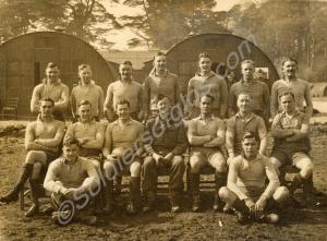 Rugby team. Company Sergeant-Major George Hind Bir