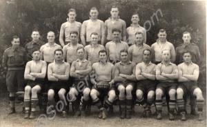 Rugby team. Company Sergeant-Major George Hind Bir