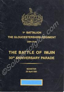 Order of Parade for 30th Anniversary of the Battle