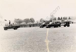Imjin Day Parade. Section of 170 Imjin Battery, 45