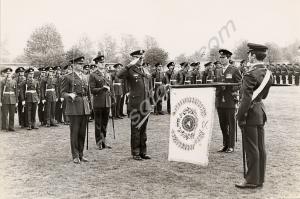 Imjin Day Parade. Inspection by C-in-C USAREUR. Le